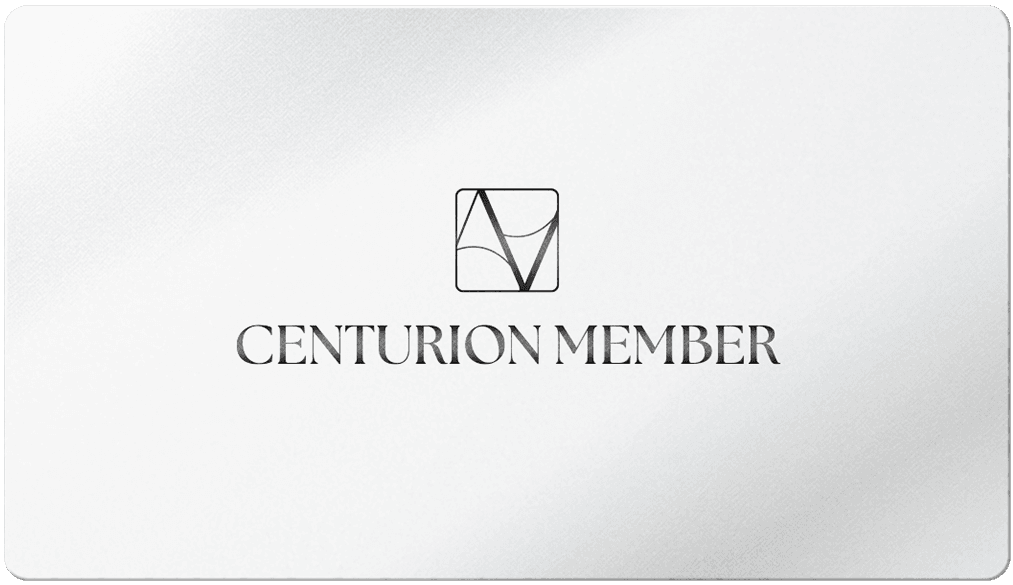 CENTURION MEMBER card