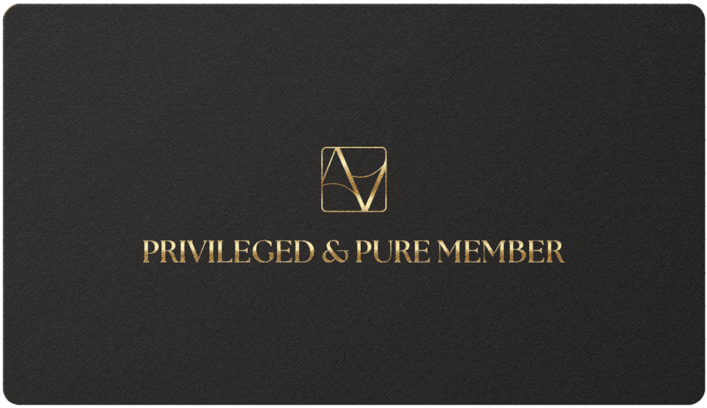 PRIVILEGED & PURE MEMBER card