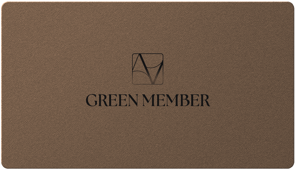 GREEN MEMBER card